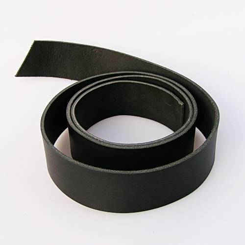 [11 Sp-Str 4.br] Lederstreifen aus Spaltleder mit 4  cm Breite, ca. 1,30 bis 1,40 m lang für Gürtel Selbermachen (braun)