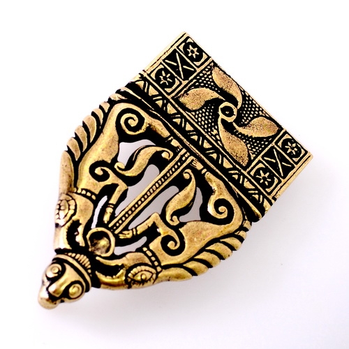 Keltischer Gürtelhaken vom Glauberg für 4  cm Gürtel - Mittelalter, Reenactment und Larp