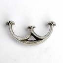 Spätmittelalterlicher Nierentaschen-Beschlag – klein, 14.–15. Jh. Replik