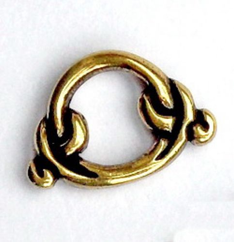 [08 Sax-Ring.si] Wikinger-Sax-Ring nach einem Fund aus Birka – für Sax-Scheidenaufhängung (silber)