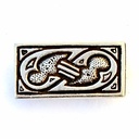 Mittelalterlicher Gürtelbeschlag im Maßwerk-Stil – Replik für 2 cm breite Riemen