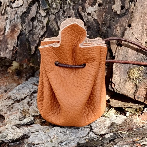 Mittelalter-Lederbeutel - klein