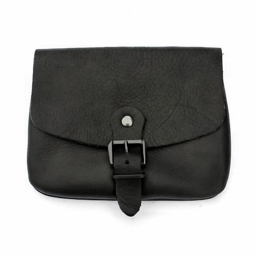 [01 T-Guer.br] Gürteltasche klassisch Accessoire für Mittelalter Kostüme, Reenactment und Larp (braun)