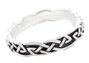 Keltischer Ring COLIN aus 925 Silber – 4 mm Freundschaftsring mit Unendlichkeits-Knoten