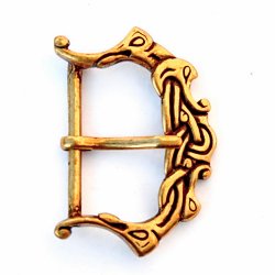[WK-1546-2015-001] Wikinger-Schnalle "Ringerike" - für 4 cm (bronze)