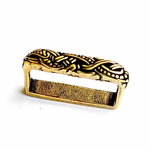 [WK-2478-2015-001] Wikinger-Gürtelschlaufe - für 3 cm-Gürtel (bronze)