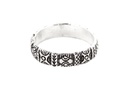 Ring Bandur aus Silber 925 – Skandinavischer Wikinger Bandring 5 mm schlicht