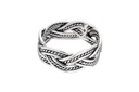 Ring Thorngad aus Silber 925 – Geflochtener Wikinger Bandring 8 mm