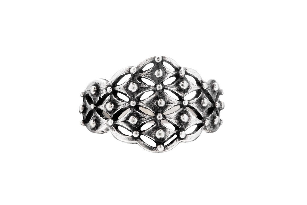 Ring Thurin aus Silber 925 – Skandinavischer Wikingerring 14 mm massiv