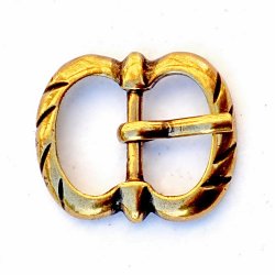 [09 Ma-S 15:A.si] Spätmittelalter-Schnalle - für 1,5 cm-Gürtel (silber)