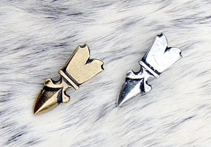 [WK-5355-2015-001] Spätmittelalter-Riemenende für 1,5 cm-Gürtel (bronze)