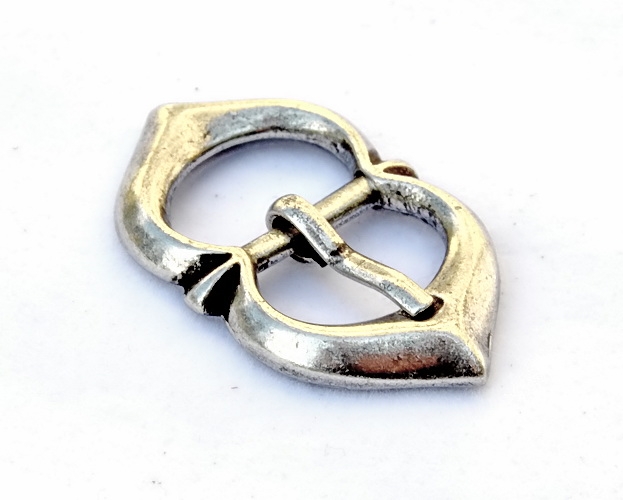 [09 Ma-S 15:B.me] Spätmittelalter-Schnalle - für 1,5 cm-Gürtel (bronze)