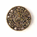 Wikinger-Beschlag Borre / XXL – Durchbrochene Zierniete im Borrestil nach norwegischem Original