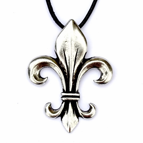 Amulett Fleur de Lys - Anhänger Schmuck Mittelalter Larp