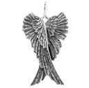 Schmuckstück  Schmuck Anhänger ELANA 4.7 cm Große Engelsflügel Vintage Silber 4.7 cm