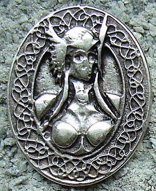 Walküre, silberfarbener Beschlag