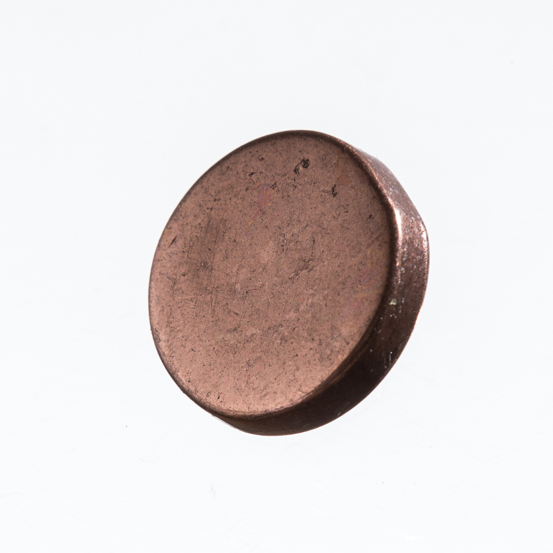 Taler, kupferfarbener Beschlag