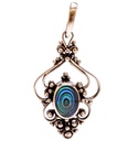 Schmuck Anhänger Salia mit Pauamuschel 3,1 cm – Bronze – Mystisches Amulett der Meereskraft