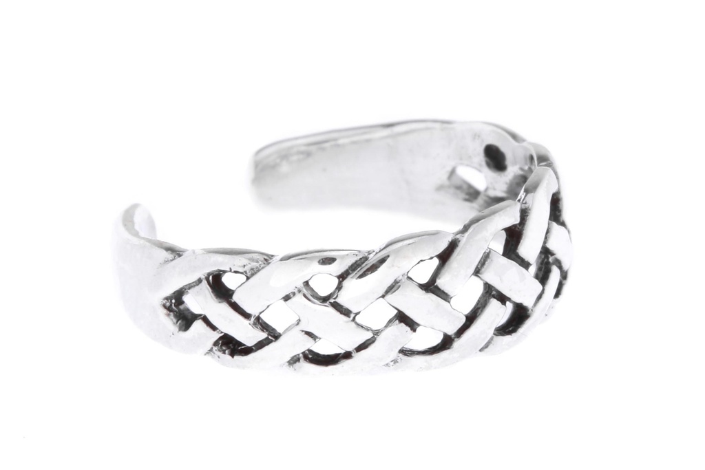 Zehenring "Rhiana" – 5 mm Keltischer Knoten aus Silber 925