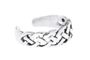 Zehenring Keltischer Knoten Silber 925 - Schmuck Accessoire für Historische Gewandungen, Reenactment und Liverollenspiel