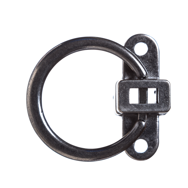 [6466] Taschenverschluss Ring Eisenfarben