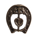 messingfarbene Zierniete "Glaube-Liebe-Hoffnung-Glück"