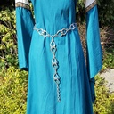 Kettengürtel Y-Gürtel Y-Barock silberfarben Ypsilongürtel Accessoire für Larp, Mittelalter und Alltag