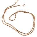 Bronzehalskette mit kleinen Kugeln 45 cm - Accessoire Schmuck für Mittelalter, Larp, Reenactment und Fantasy