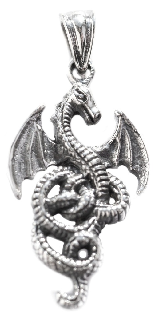 Kleiner Drachen-Anhänger SERPY aus 925er Silber – Symbol für Magie und Schutz (3 cm)