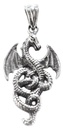 Kleiner Drachen-Anhänger SERPY aus 925er Silber – Symbol für Magie und Schutz (3 cm)