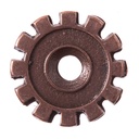 Wheel, kupferfarbener Beschlag