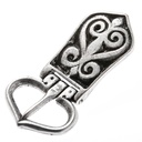 mittelalterliche Schließe, Magyar, 2,5cm silberfarben