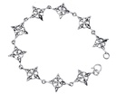 Armkette Sterling Silber mit Keltischen Knoten - Bronze- und Silberschmuck für Reenactment, LARP und Fantasie