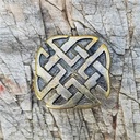 keltisches Kreuz, Beschlag alt-messingfarben 2,5cm