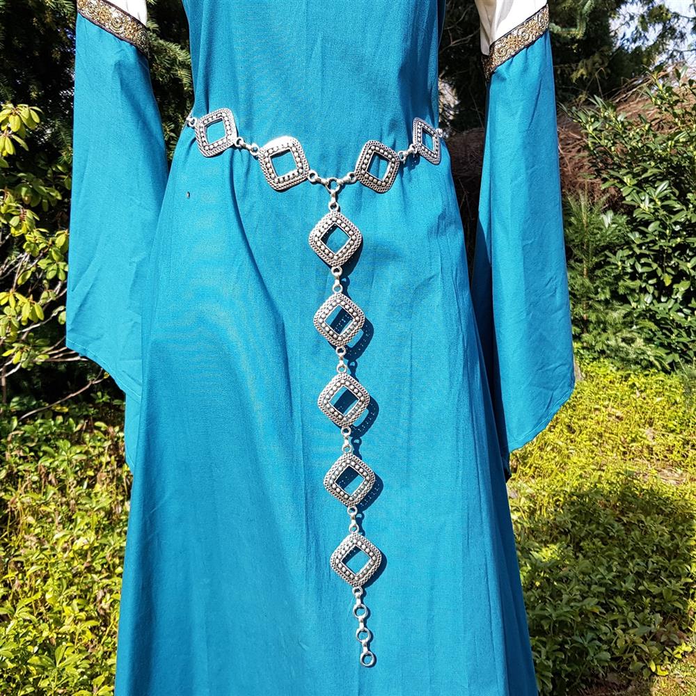 Kettengürtel Y-Gürtel Y-Bastion silberfarben Ypsilongürtel Accessoire für Larp, Mittelalter und Alltag