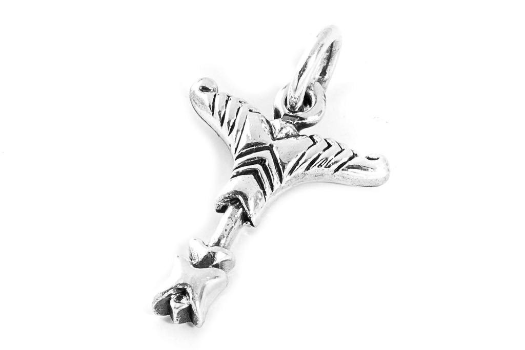 Anhänger IRMIN MINI aus Silber – Germanisches Irminsul Amulett 1,9 cm