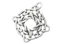Schmuck Anhänger Nevin 4 cm – Silber 925 – Keltisches Amulett der Vier Elemente