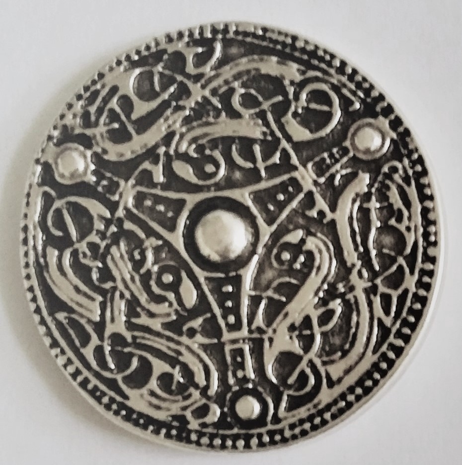 irischer Knoten, silberfarbener Beschlag