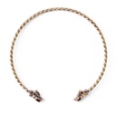Wikinger Bronze Torques Tork Torc Paragon Frauen - Bronze- und Silberschmuck für Reenactment, LARP und Fantasie