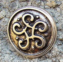 kleiner keltischer Wirbelknoten, silberfarben