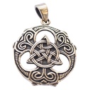 Keltischer Anhänger ALIX aus Bronze – Kraftvolles Triad-Amulett mit spiritueller Bedeutung (3,2 cm)