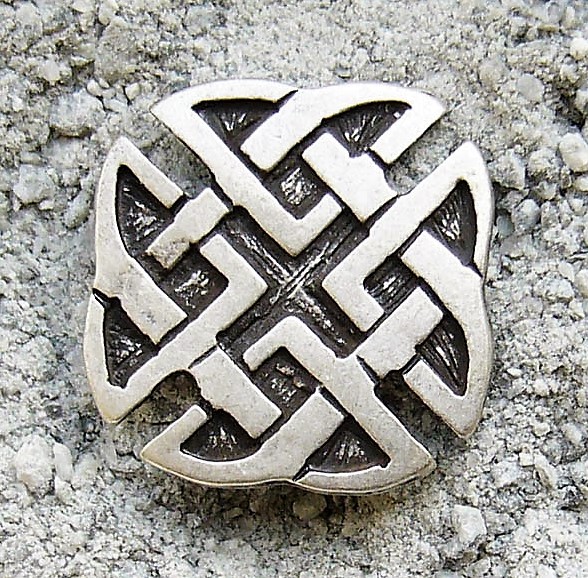 [N-123-1] keltisches Kreuz, Beschlag silberfarben