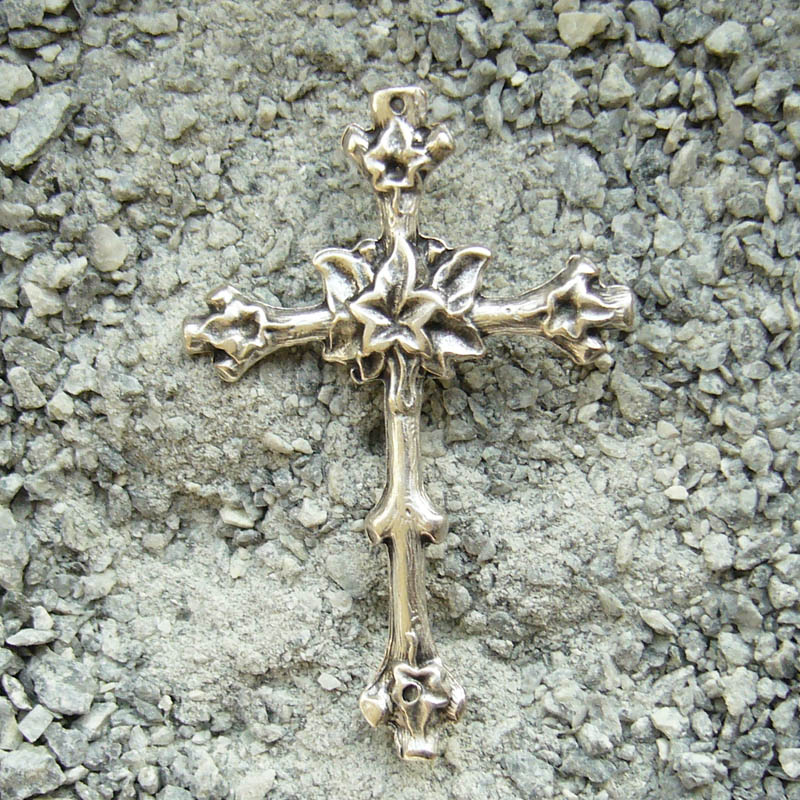 [N-100-1] nordisches Astkreuz, silberfarben