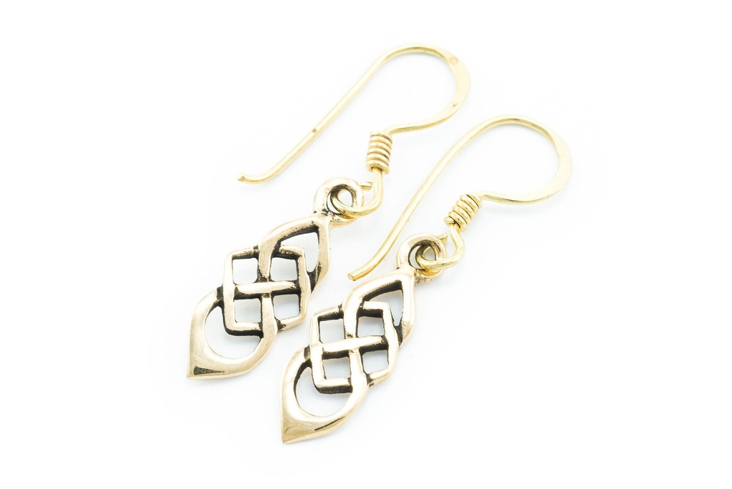 NEALA Ohrringe aus Bronze – Keltische Ohrhänger Celtic Harmony 1,9 cm