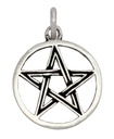 Pentagramm-Anhänger AURIC aus 925er Silber – Mystisches Schutzsymbol (2,7 cm)