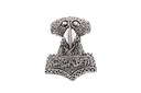 Anhänger Thorshammer THORSAN aus Silber – Schonen Mjölnir Replik 3,3 cm