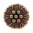 Riemenbeschlag "Rose" Bronze Gürtelbeschlag  - Replik Mittelalter Schmuck