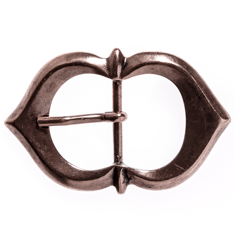 Spitzbogen-Schließe,30mm, kupferfarben