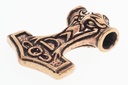 Thorshammer Anhänger NORDMANN aus Bronze – Mjölnir Wikinger Amulett 3,6 cm