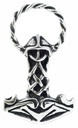 Thorshammer Anhänger RAGNAR aus Silber – Nordischer Mjölnir Schmuck 3,3 cm